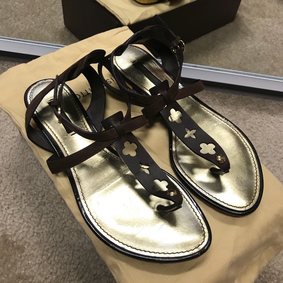 Louis Vuitton Shoes - 💯 Authentic Louis Vuitton Follow Me T sandals